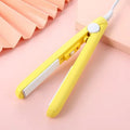 Mini hairdressing splint hair straightener with storage box in multiple colour options