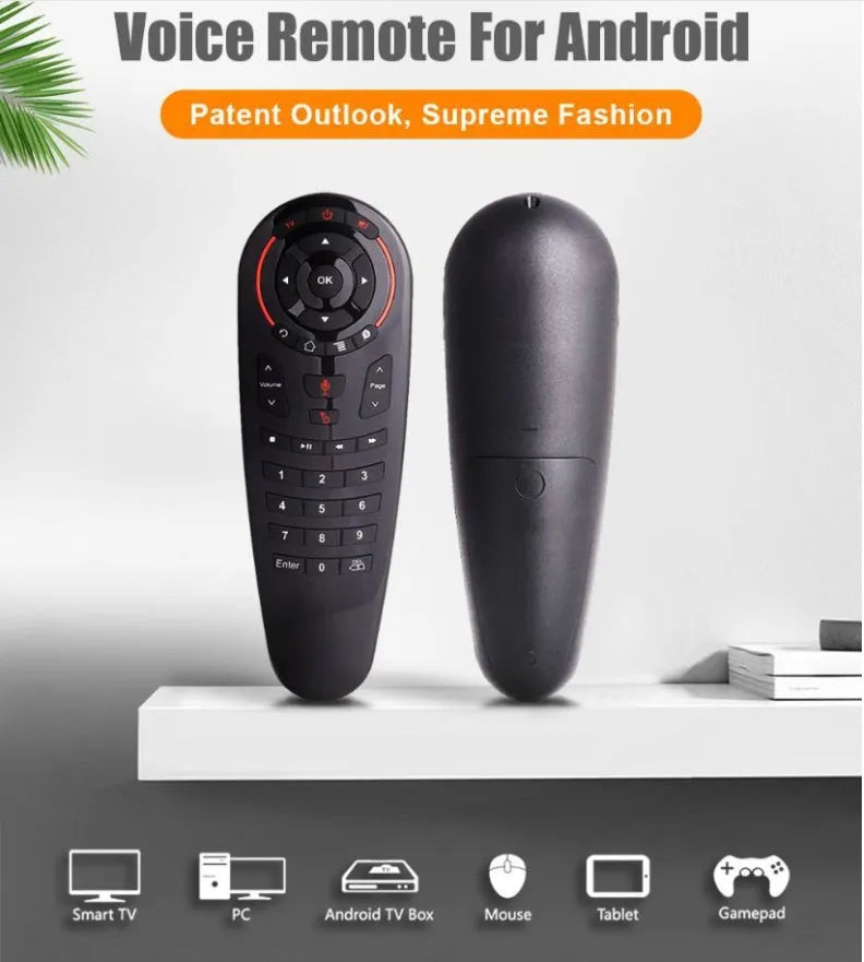 G30 wireless keyboard remote control with air mouse and nano receiver for smart TV and PC