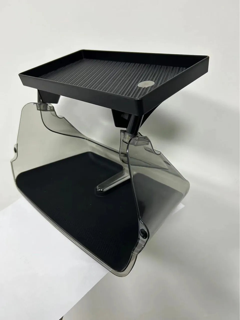 ABS car storage box for Tesla Model 3 or Y centre console under screen, white colour