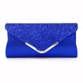 Fashion PU sequined women's bag in horizontal square shape with sequin finish, 25cm length, 12cm height, 5cm width