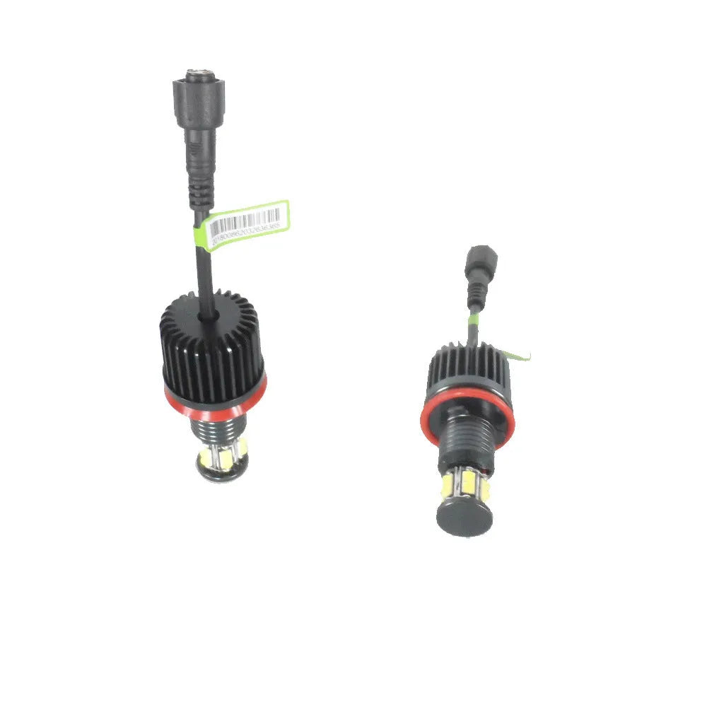 E92 120W LED angel eye light 6 sides 12 lamp beads H11 plug for BMW headlight IP66 waterproof