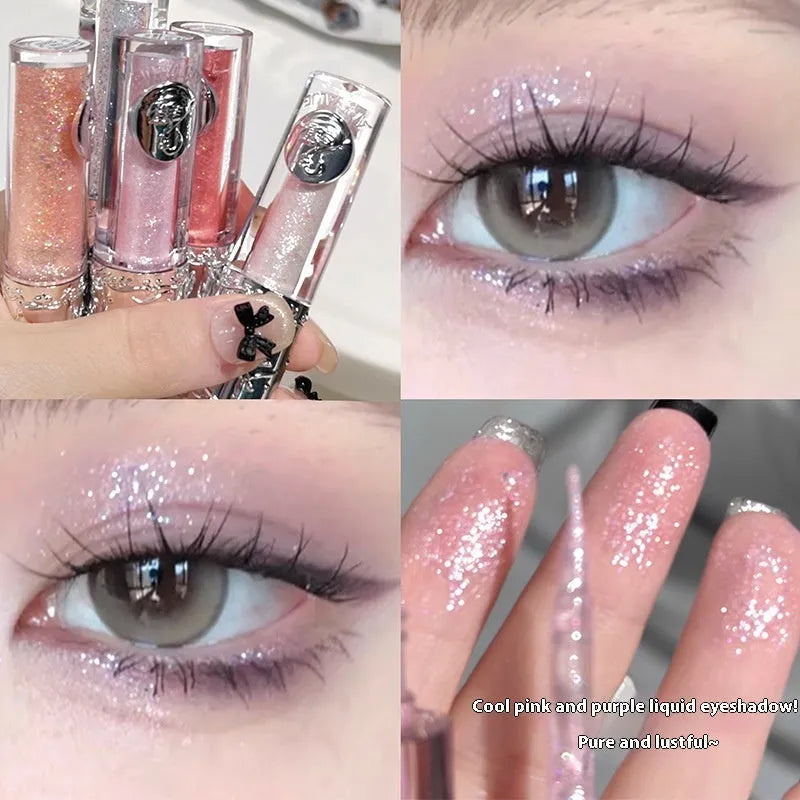 Ballet brand liquid eye shadow product in one of five colours: Sakura field, doll log, butterfly paradise, nutcracker, or pillow fairy tale.
