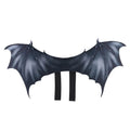 Black cloth bat wings for pets in three sizes for Halloween costumes