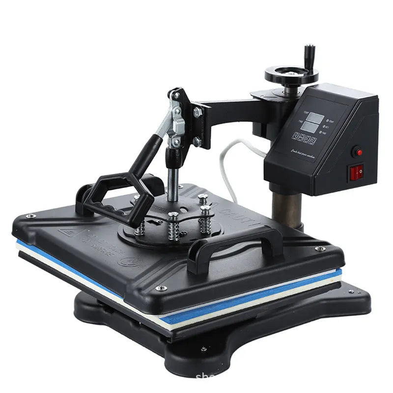Black thermal transfer printing machine for T-shirts with 1250W motor power