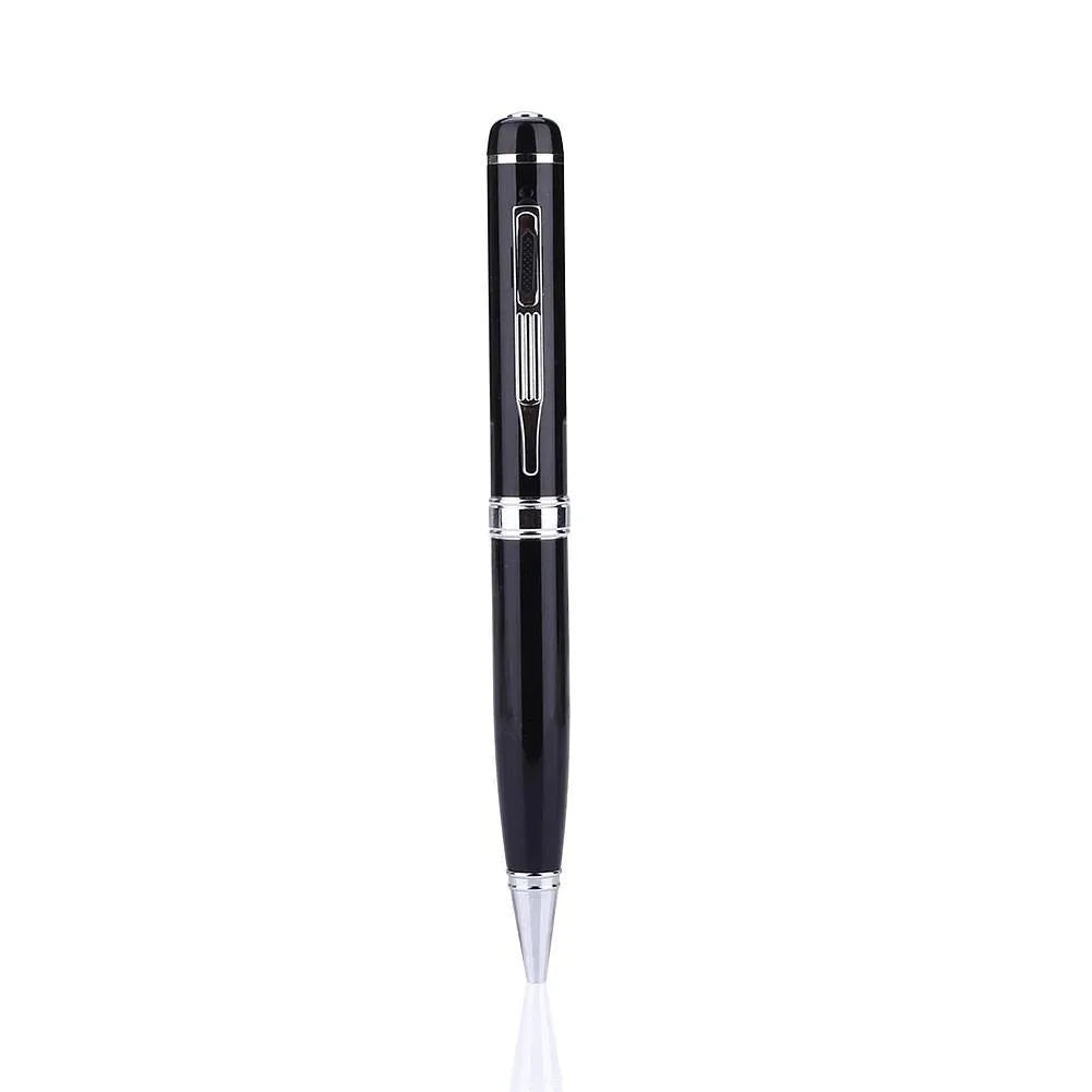 Black pen-style USB recorder MP3 player with digital microphone 120mm length