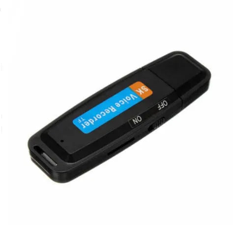 SK-001 USB 2.0 flash drive plastic shell black white 8GB 16GB 32GB voice card creative gift