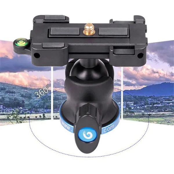 Black desktop phone tripod stand compatible with iPhone models on a desk