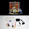 MOC modified LED lighting accessories plastic corner fitting for youth builds colour as shown