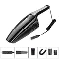 Black and orange Hypa eighth generation high power 120W car vacuum cleaner with 12V plug.