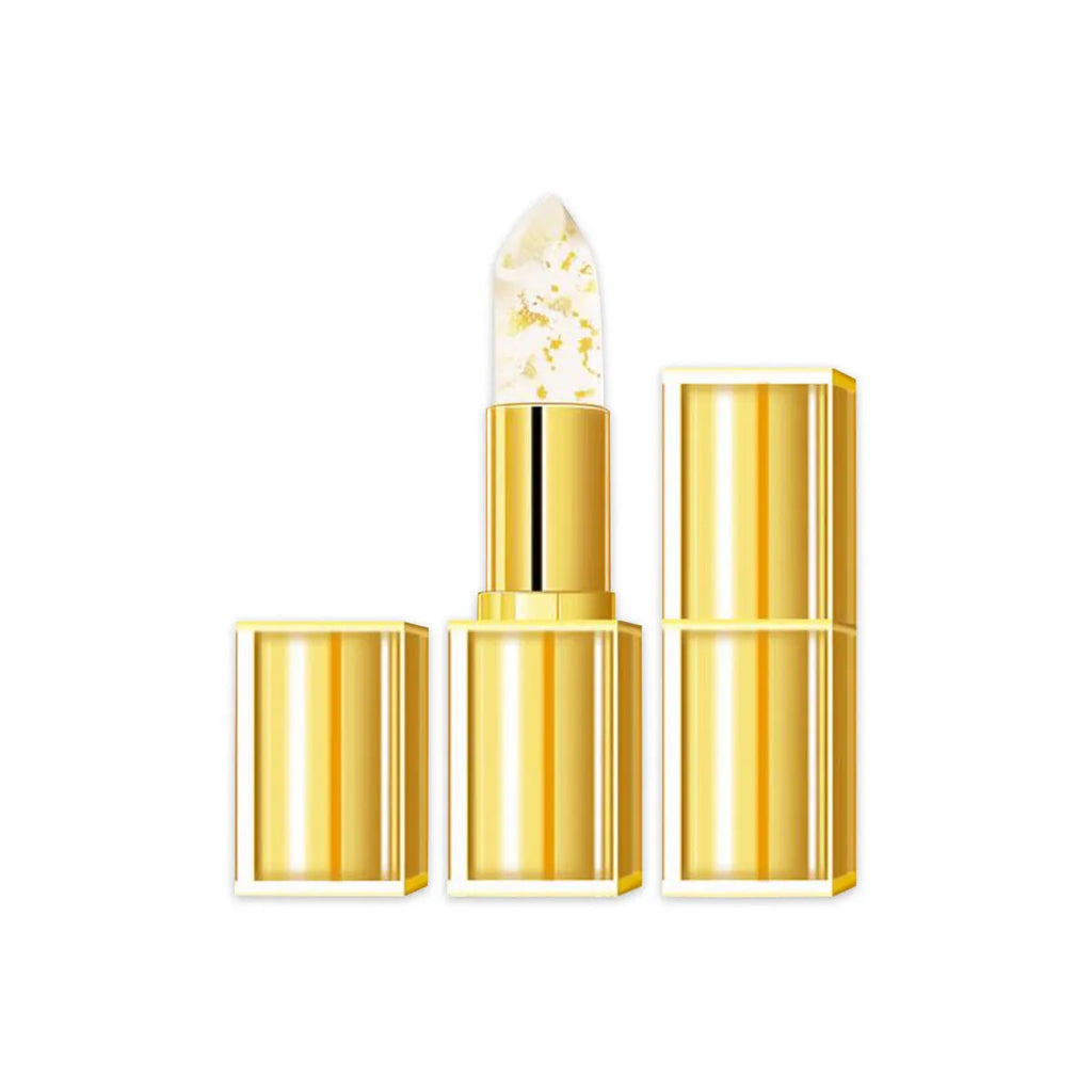 YB1001 warm colour-changing anti-smudge lipstick in gold case with 3.5g net content