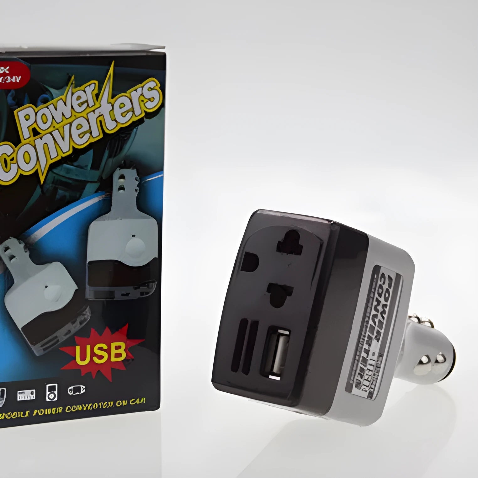 011C model car cigarette lighter to USB power supply transformer for mobile device charging