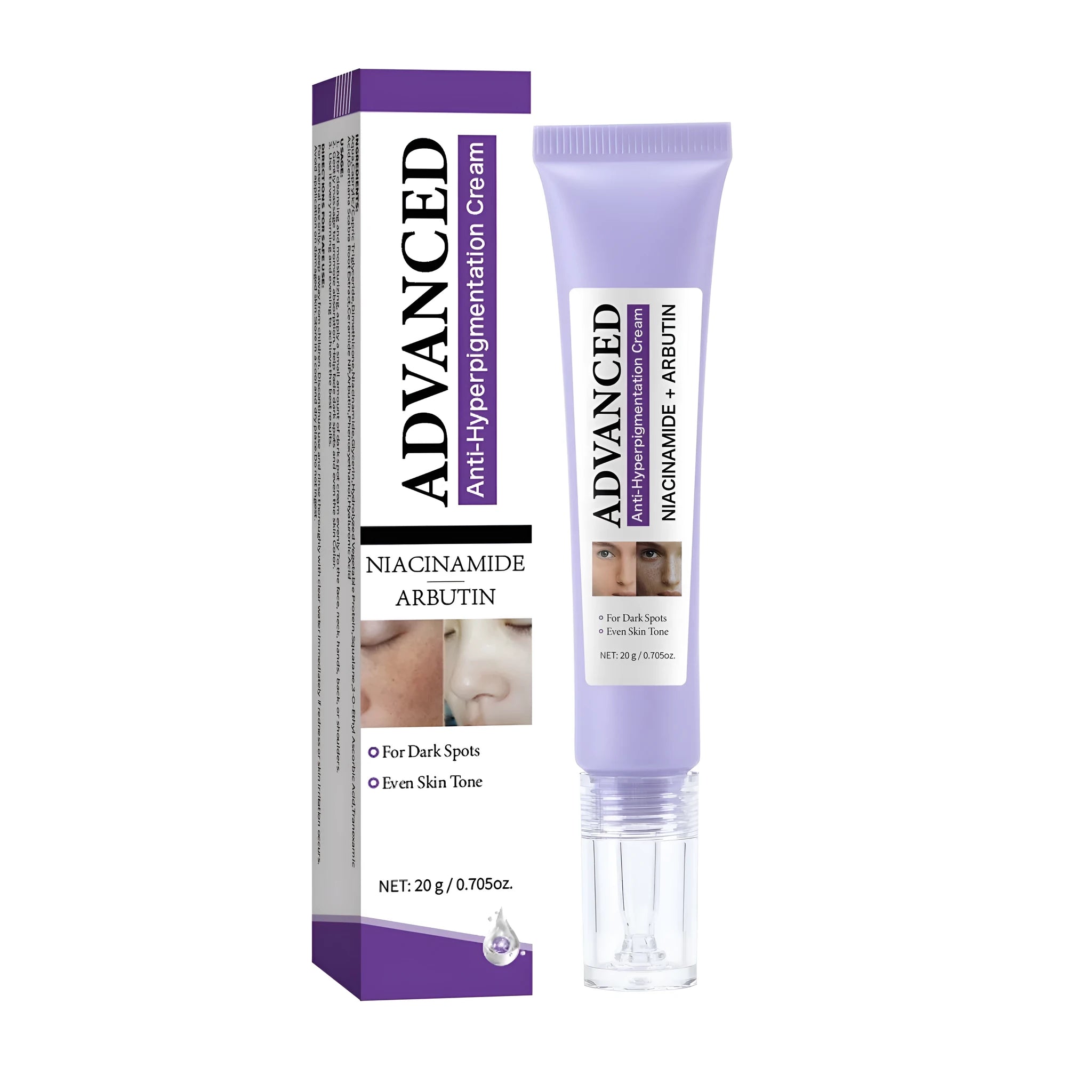 20g jar of advanced anti-pigmentation facial cream for ladies and universal skin types