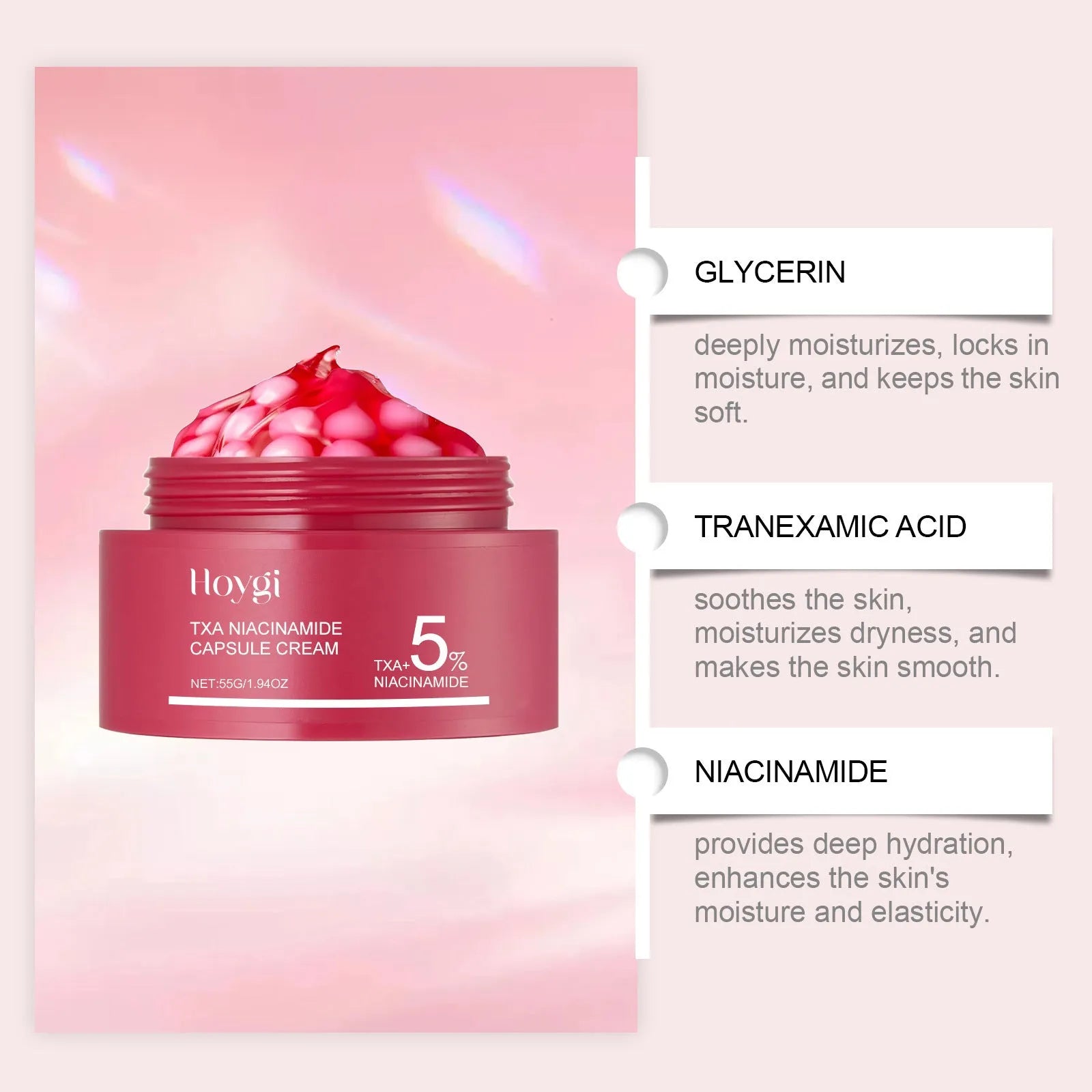 55g jar of Easy Absorb Nourishing Moisturizing Cream with dual-phase formula