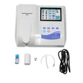 CONTEC BC300 semi-auto biochemistry blood analyser with touch screen and free thermal printer on lab bench