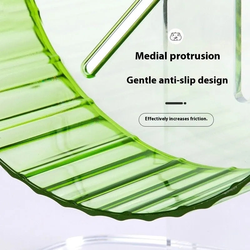 21cm plastic parrot running wheel toy for bird cage exercise