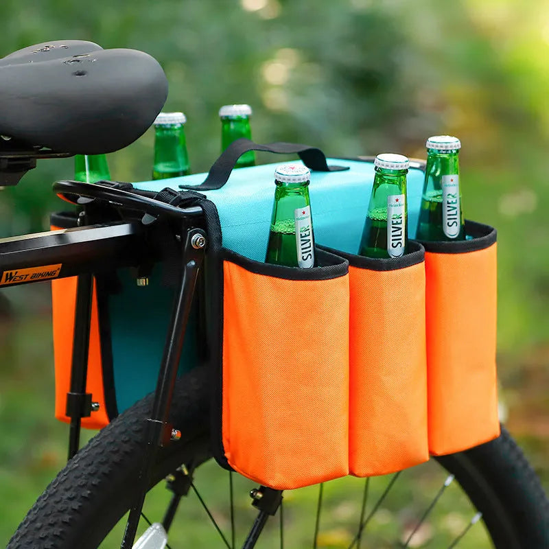 Bicycle double-sided anti-scratch drink pack in black with 2 litre capacity