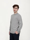 Men's wool pullover sweater in regular fit available in four colours for autumn winter daily wear