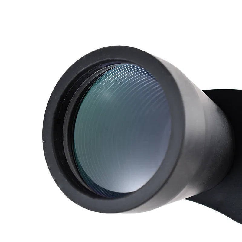 Outdoor binocular telescope with continuous zoom capability showing 20-120x 100mm and 10-70x 70mm specifications