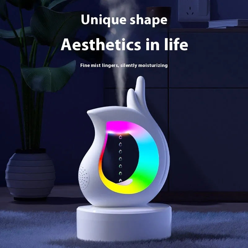 Anti-gravity USB aroma diffuser in Orchid style with Type-C power cable