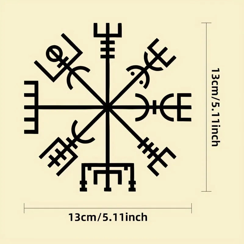 Square 13cm vegetarian-themed vinyl car sticker for glass windows.