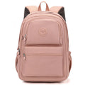 Women's large capacity multi-layer travel backpack in Zhu Mo Black, made from waterproof nylon