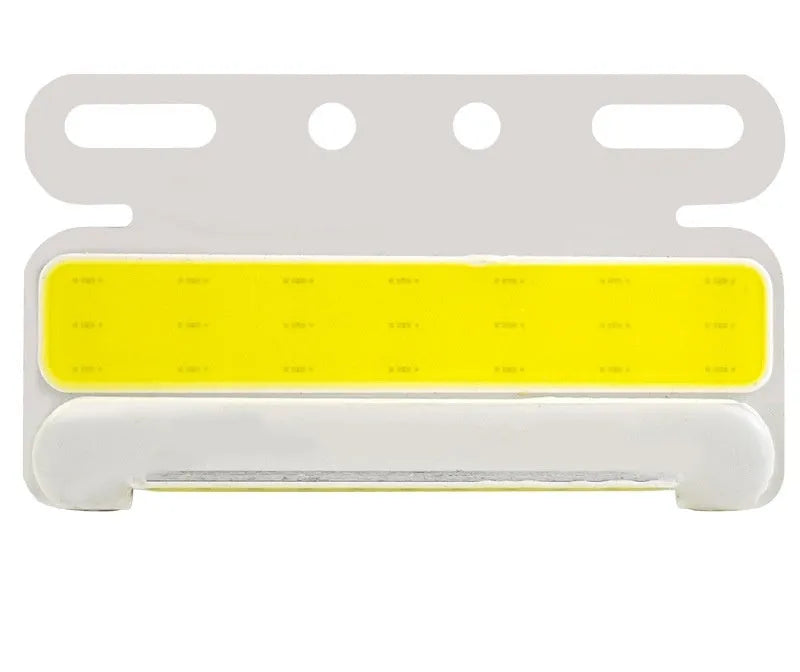12V or 24V aluminium alloy COB LED truck side light for ground illumination, shown in one of five colour options