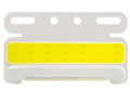 12V or 24V aluminium alloy COB LED truck side light for ground illumination, shown in one of five colour options