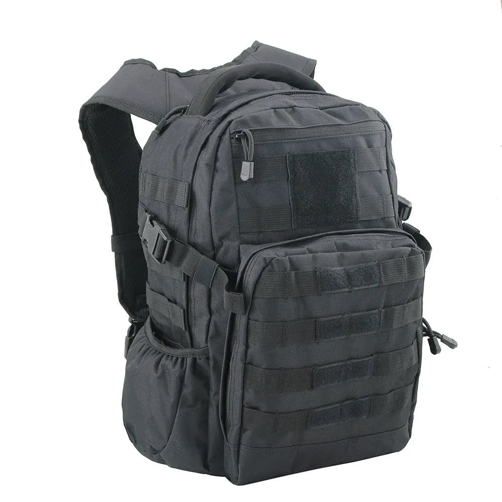 Tactical multi-functional assault backpack in solid colour, 20-35L capacity, Oxford material, wear-resistant, outdoor sport climbing use