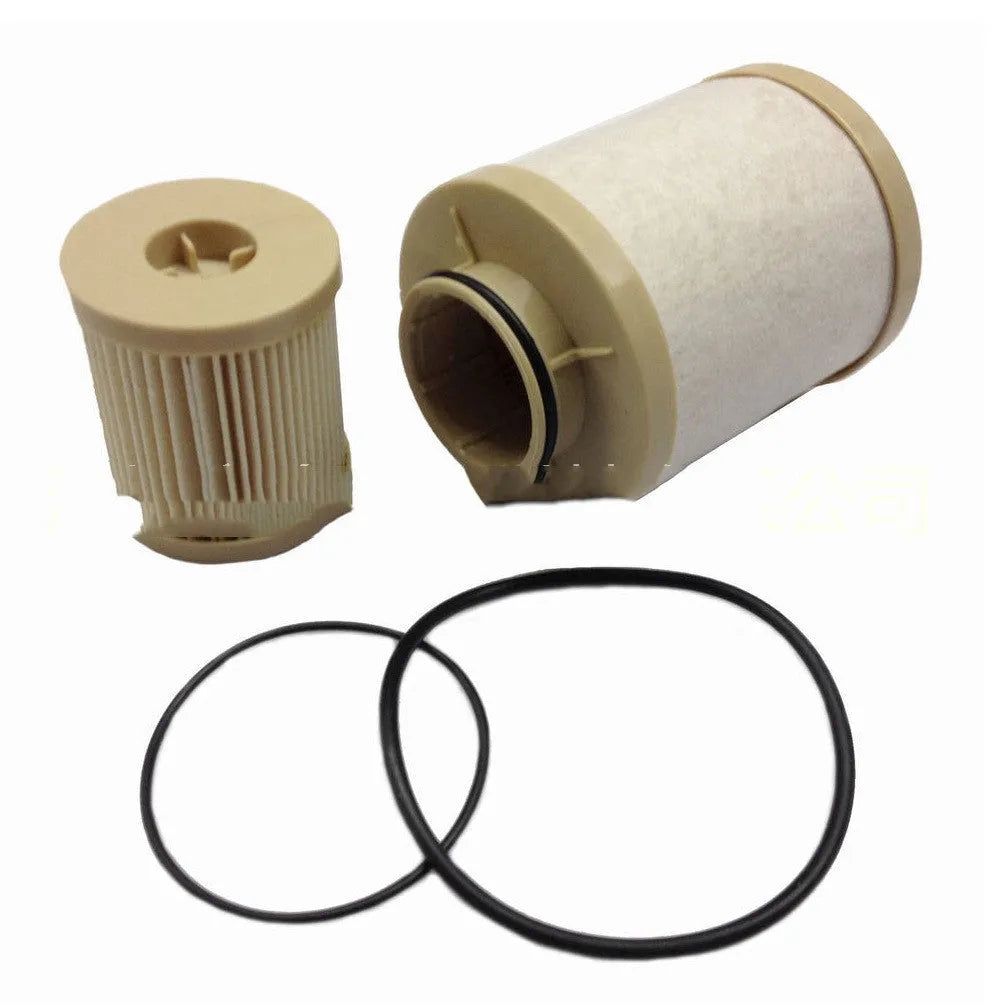 FD4616 diesel fuel filter for Ford 6.0L trucks, shows tapered housing