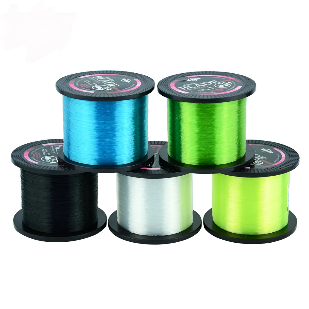 Seaknight 1000 M fishing line spool in selected colour showing nylon monofilament