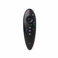 Black ABS plastic remote control for LG Smart TV AN-MR500G and AN-MR500 with battery compartment