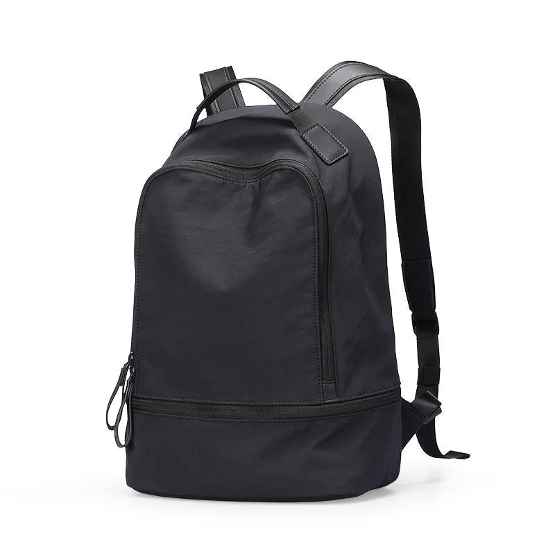 Lightweight Oxford cloth travel backpack in solid colour with below 20 litre capacity