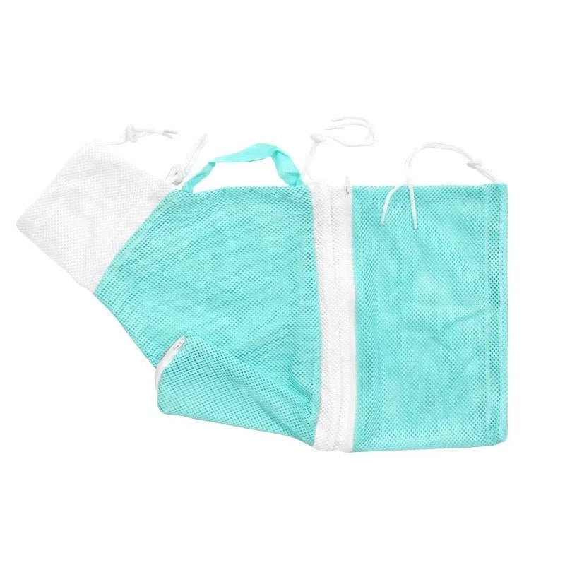 Upgraded cat grooming bag with detachable lifting mechanism in pink white colour