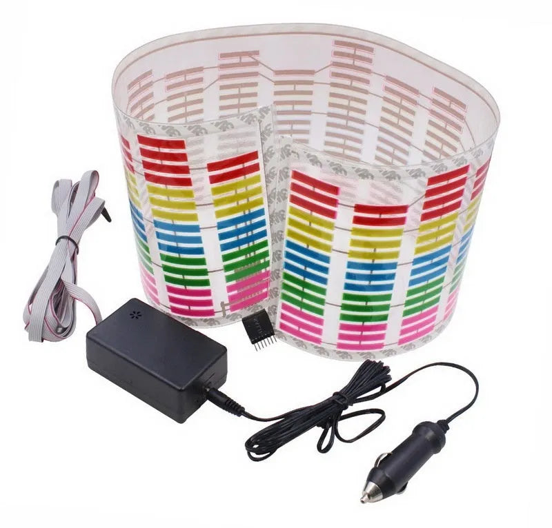 90cm car interior rhythm lamp with voice control and music synchronisation lighting