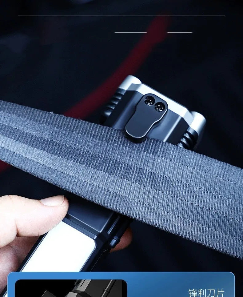 Silver LED flashlight with portable power bank function for outdoor use.
