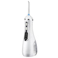 Personal portable tooth cleaner oral irrigator with 180ml tank and 360° rotating nozzle in black