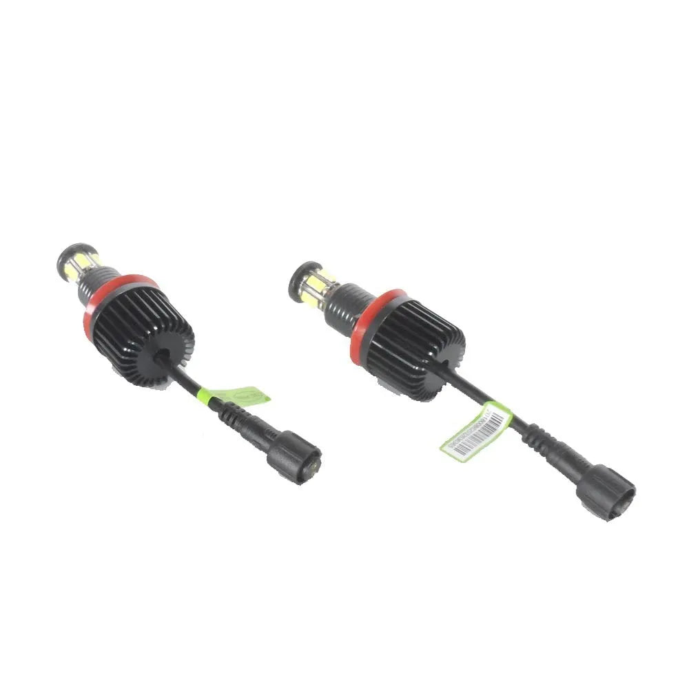 E92 120W LED angel eye light 6 sides 12 lamp beads H11 plug for BMW headlight IP66 waterproof
