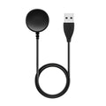 Black plastic USB watch charger with wireless fast charging, compact 34 x 10mm size
