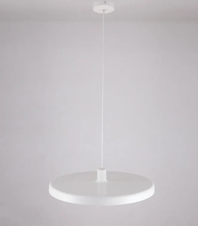 Aluminium alloy chandelier in black finish, 50cm diameter, for coffee shop or bar ceiling mounting