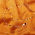 Sweet cat silver pendant necklace with Korean style animal charm on a simple chain