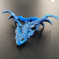Red and gold PLA dragon wings decoration toy measuring 25cm wide for printing enthusiasts