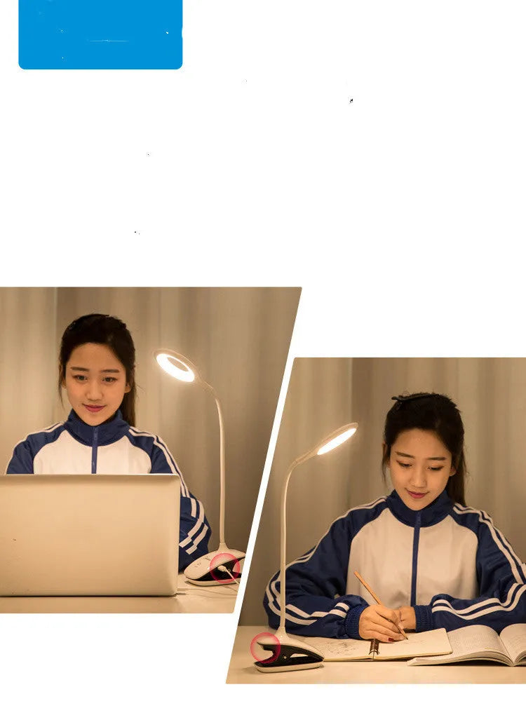 Rechargeable table lamp with touch switch in green, pink, or white colour options