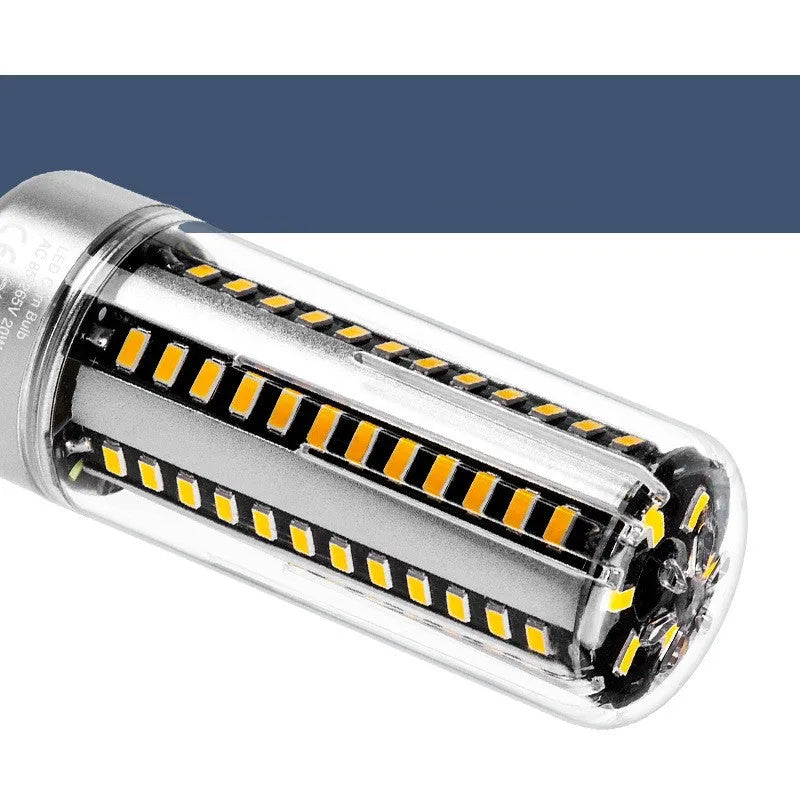 25W LED corn lamp with aluminium body, 360-degree beam, for E27 or E26 socket