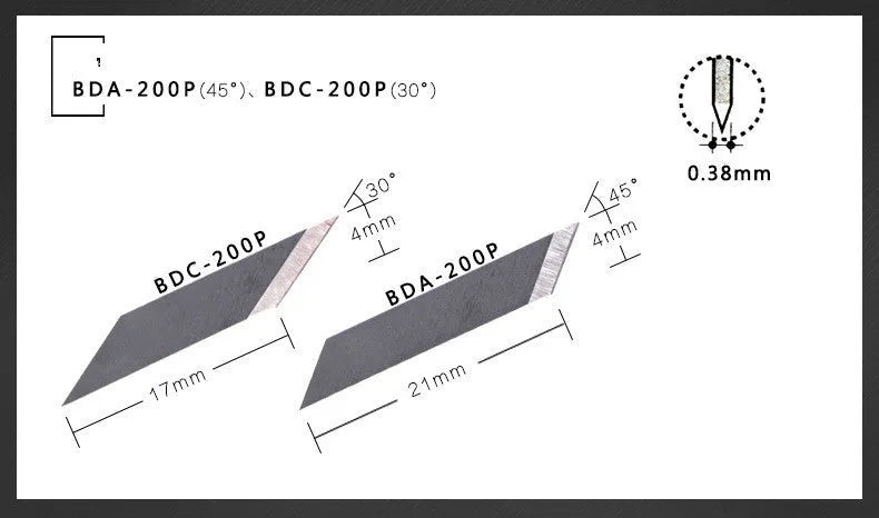 NT Cutter Spare Blades 30° BDC 200P 40 Pack and 45° BDA 200P 40 Pack for C-1500P D-300P D-400 D-400P D-401P eD-400 D-400G D-400GP D-500P SW-600GP DS-800P D-1000 D-1000P D-1000G D-1000GP Compass Cutter Pen-Type Cutters Rotary Cutters Craft Hobby Industrial