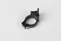 Black aluminium alloy vehicle clamp ring with a 28.6mm diameter for cable management.