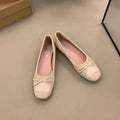 Bow detail square toe Mary Jane flats in wine red, flat mid heel 3-5cm, PU upper, rubber sole