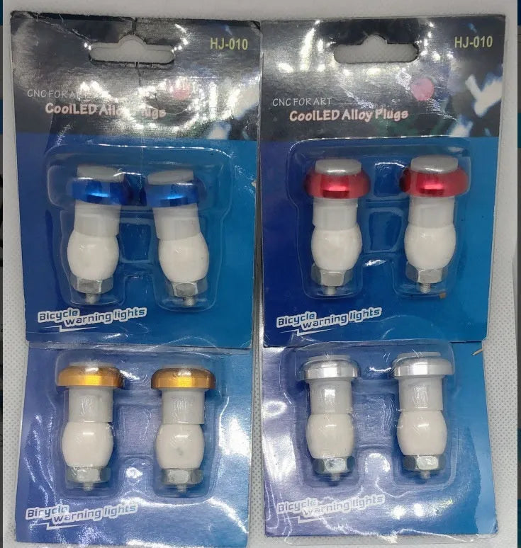 Bicycle aluminum alloy handle blocking light set 6061 ultra light LED turn signal red light 270-degree visibility