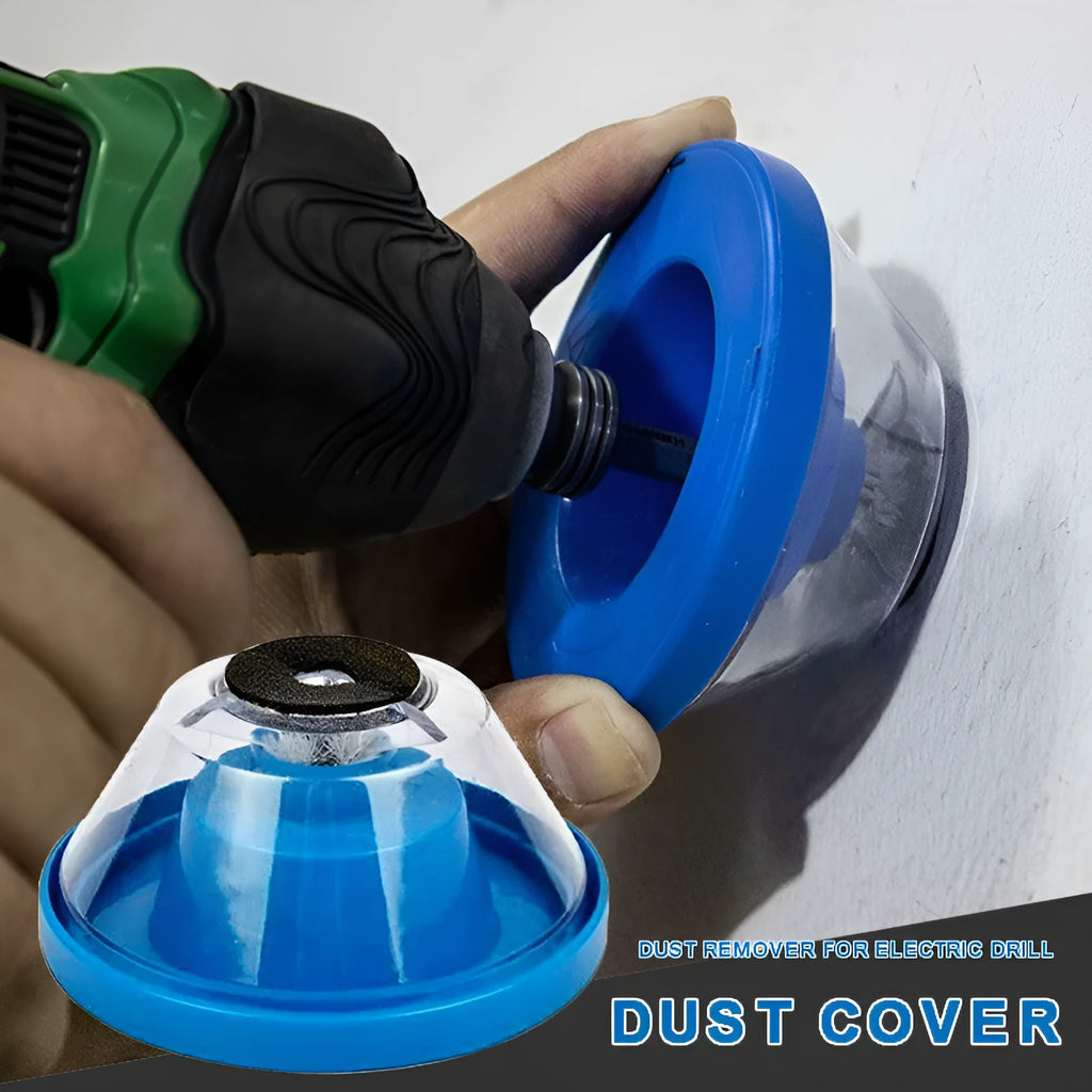 Blue bowl-shaped electric hammer dust cover for collecting drilling debris, shown with dimensions 88mm by 50mm by 44mm.