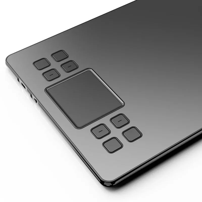 Digital drawing board with 8129 pressure sensitivity, passive pen, and 10x6 inch active area