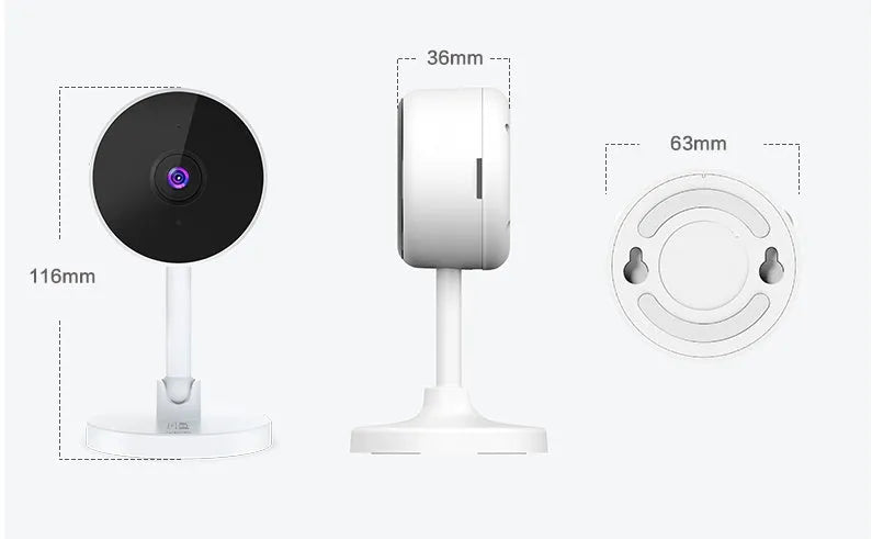 White Flash Fish SKX10 wireless security camera with gun-style design